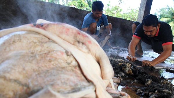 Melihat Pembuatan Kerupuk Kulit di Aceh