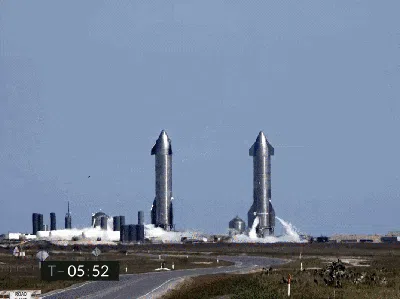 Potret Detik-detik Ledakan Roket SpaceX Starship SN9