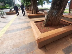 Sudah Diperbaiki, Taman-Trotoar KBB Seberang BNI City Telah Rapi