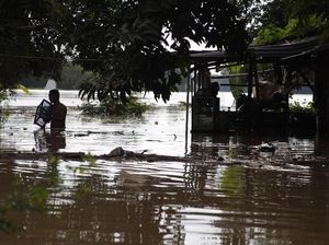 Sungai Bengawan Solo Meluap, Kampung Sewu Kebanjiran