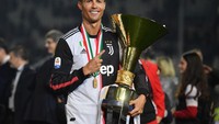 Cristiano Ronaldo terakhir juarai Scudetto saat bersama Juventus di tahun 2020 (Getty)