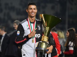 Cristiano Ronaldo terakhir juarai Scudetto saat bersama Juventus di tahun 2020 (Getty)