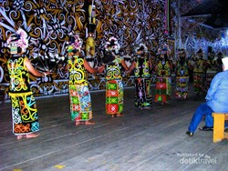 Ayo Lihat, Penari Dayak Cantik di Desa Pampang