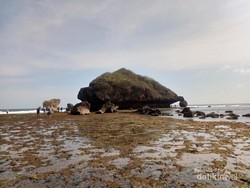 Batu-batu Raksasa di Pantai Ngandong