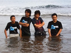 Beautiful beach at batu Karas