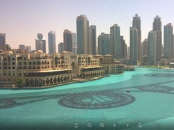 Begini Serunya Main Flying Fox di Antara Gedung Bertingkat Dubai