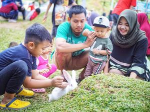 Bermain Bersama Kelinci di Lereng Gunung Lawu