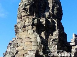 Candi Seribu Wajah yang Unik di Kamboja