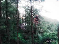 Dug Ser.. Sensasi Naik Sepeda Udara Malino