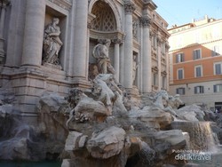 Gelato, Sore & Fontana di Trevi di Roma, Sempurna!