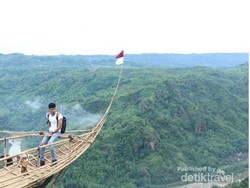 Jurang Tembelan Bantul, Tempat Selfie di Atas Awan
