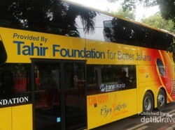 Keliling Jakarta Naik Bus Wisata Gratis