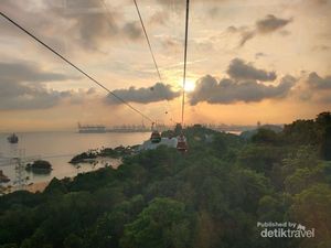 Kereta Gantung, Transportasi Wajib di Sentosa Island