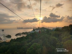 Kereta Gantung, Transportasi Wajib di Sentosa Island