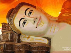 Legenda di Balik Patung Buddha Tidur Myanmar