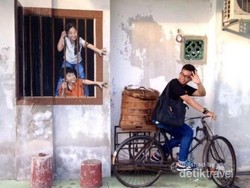 Lukisan Street Art di Penang, Seperti Hidup!
