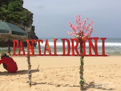 Main Kano di Pantai Drini Gunungkidul, Asyik Banget!