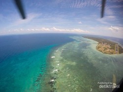 Menatap Kangean di Timur Madura dari Udara