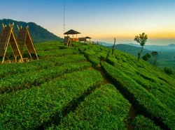 Menikmati Sunset di Wayang Windu Panenjoan, Pangalengan