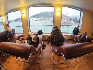 Menjajal Mewahnya Kapal Feri Eksekutif Merak-Bakauheni