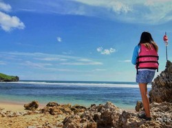 Pantai Asyik Buat Basah-basahan di Gunungkidul