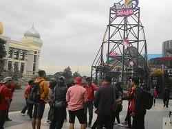Putaran Dahsyat Wahana Vertigo di Trans Studio Bandung