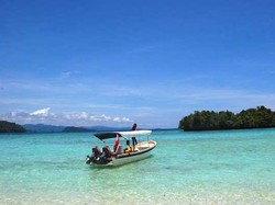 Raja Ampat Punya Pulau-pulau Karang Cantik di Teluk Kabui