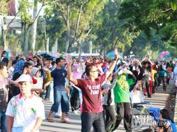 Ramainya Car Free Day di Padang Saat Weekend