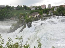 Rheinfall: Niagaranya Swiss, Terbesar di Eropa!