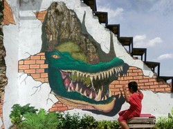 Sambut Asian Games, Palembang Buat Kampung Mural