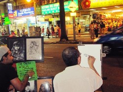 Seniman Jalanan ala Bukit Bintang, Keren!