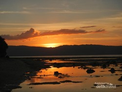 Senja Luar Biasa Cantik di Pulau Kepa