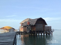 Seperti Ini Penginapan di Atas Air Raja Ampat