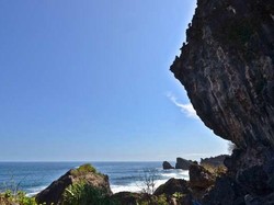 Seru! Panjat Tebing di Pantai Siung, Yogya