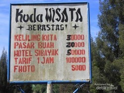 Seru! Wisata Kuda di Berastagi, Sumut