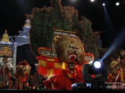 Serunya Menyaksikan Parade Reog di Tanjung Enim