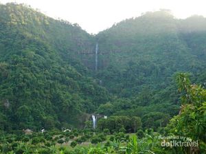 Sudah Tahu? Ada Curug Kembar Nan Cantik di Geopark Ciletuh