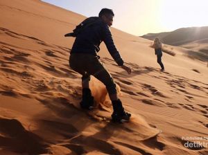 Surfing Tapi di Pasir Gurun Sahara