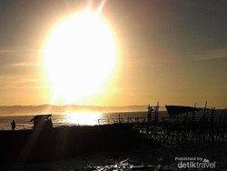 Terpukau Sunrise di Pangandaran