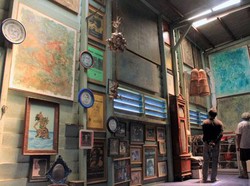 Unik! Lukisan Dari Gir Sepeda di Museum Rudi Isbandi Surabaya