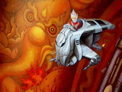 Wow! Ada Superman di Kuil Wat Rong Khun