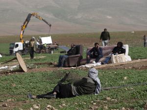 Foto: Israel Kembali Hancurkan Permukiman Palestina di Tepi Barat