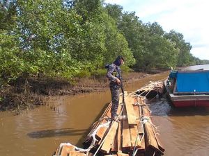 Angkut Kayu Ilegal, 2 Pria di Riau Dijerat Pasal UU Cipta Kerja