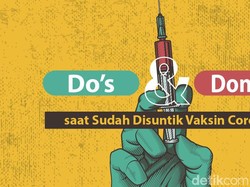 Perlu Tahu! Yang Boleh dan Tak Boleh Dilakukan Usai Suntik Vaksin Corona
