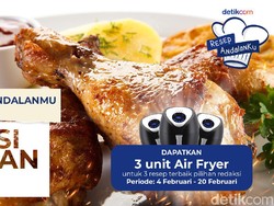 GRATIS! Kirimkan Resep  Ayam Andalanmu dan Dapatkan Air Fryer