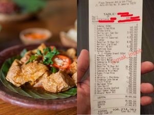 Wow! Tagihan Makan Tahu Gejrot dan Nasi Sambal Setan Capai Rp 106 Juta