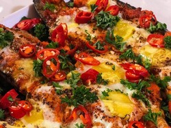 Masak Masak : Terong Panggang Balado Topping Telur Puyuh yang Pedas Mantap