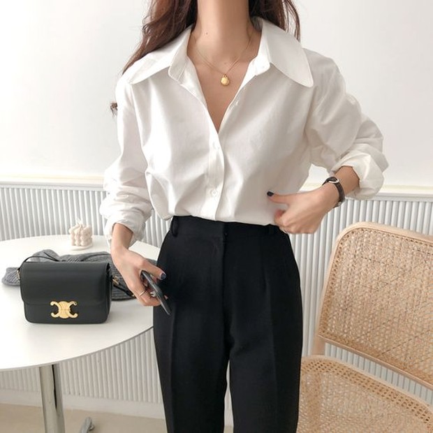 Outfit interview kerja dengan kulotFoto:pinterest/emmathilde