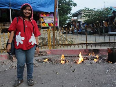 Ajaib! Ada Api Abadi di Madura
