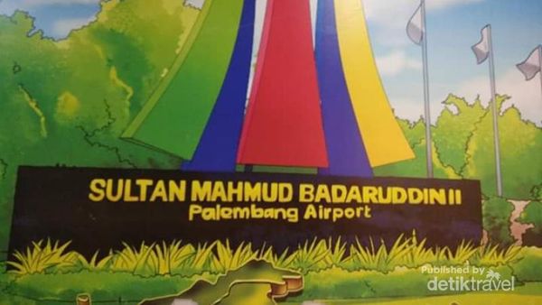 Aneka Spot Foto Unik di Bandara Kebanggaan Orang Palembang